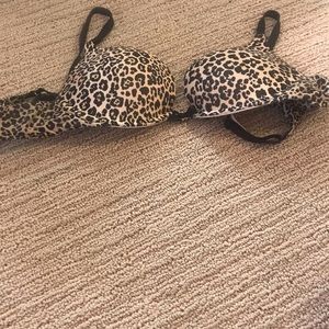 Victoria’s Secret cheetah print pushup bra